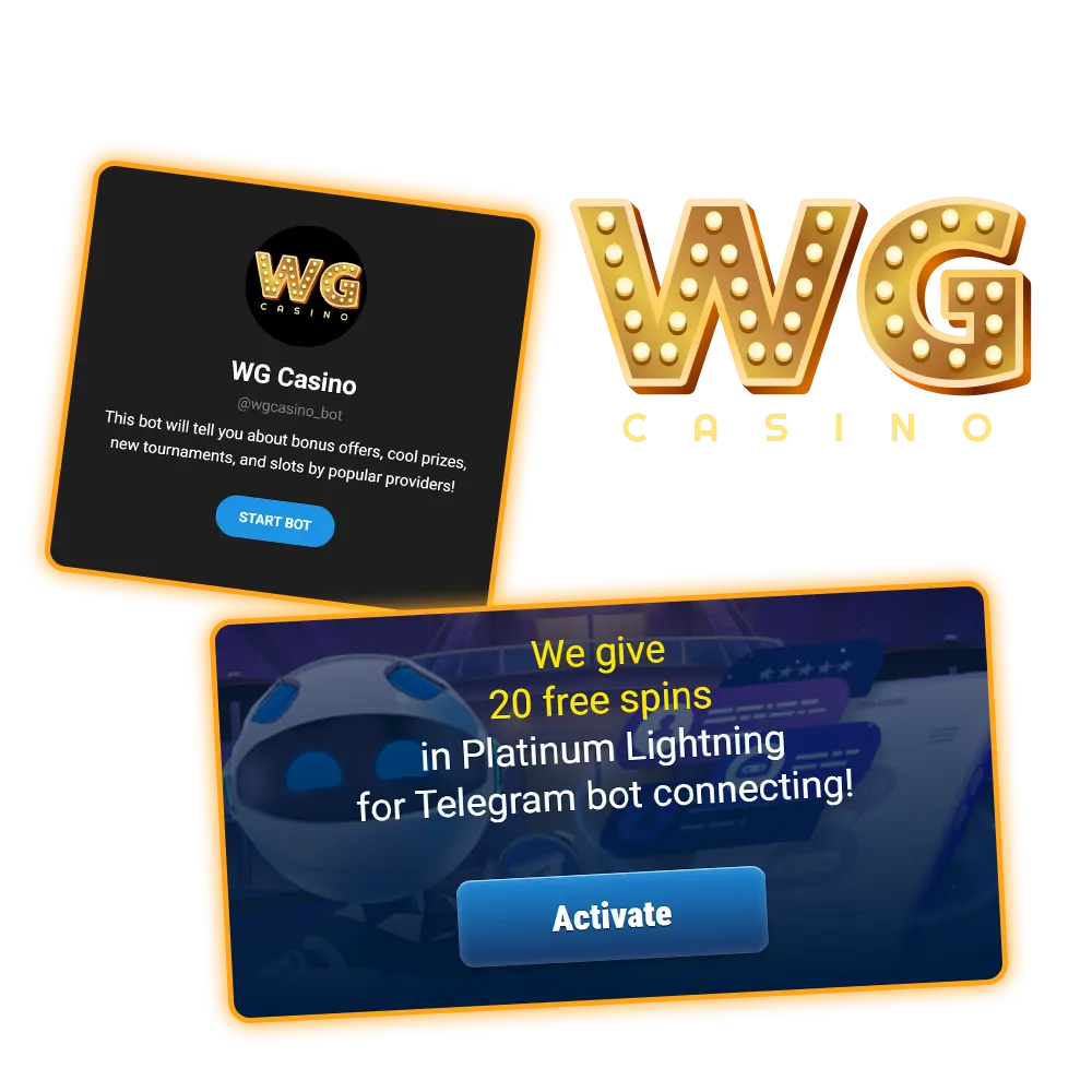 Claim your free spins at WG Casino and try your luck.