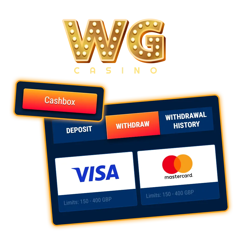 Learn how to quickly withdraw your winnings at WG Casino.