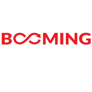 Booming Games logo.